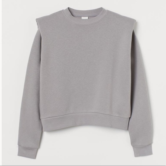 H&M Tops - H&M Shoulder Pad Sweatshirt